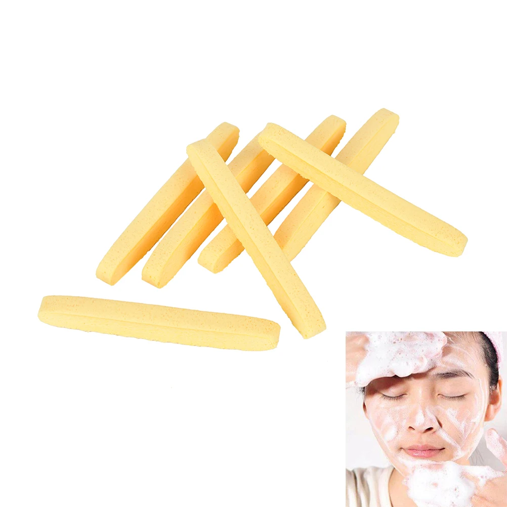 

12pcs Compressed Facial Cleaning Wash Puff Sponge Stick Face Cleansing Skin Care Sponge Compression Bar Puff