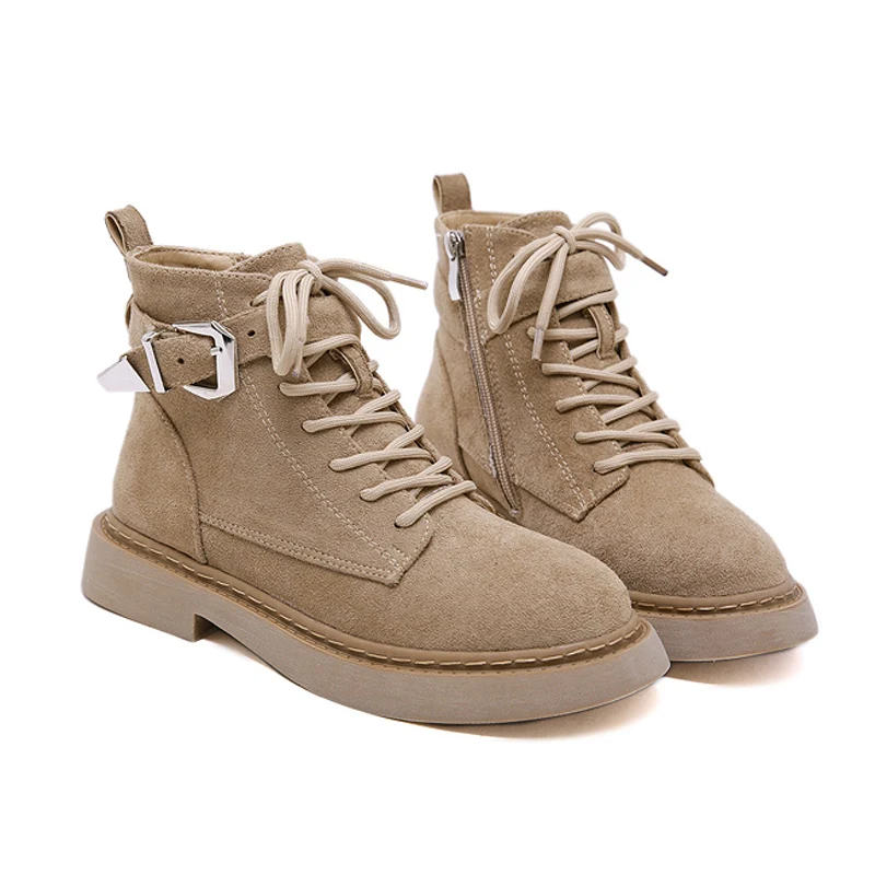 Женская зимняя обувь Новое поступление боевые военные ботинки женские