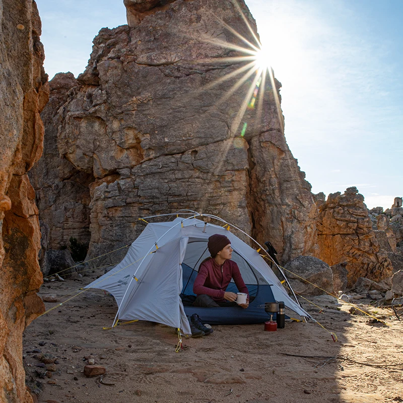 Палатка Naturehike туристическая портативная Ультралегкая двухслойная 15D Cloud Up