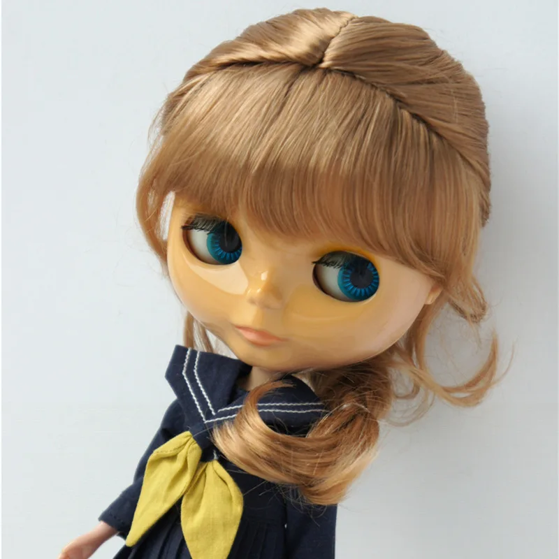 

Juyousu BJD doll wig, imitating mohair blythe single ponytail (JD413) doll accessories using multiple sizes of dolls