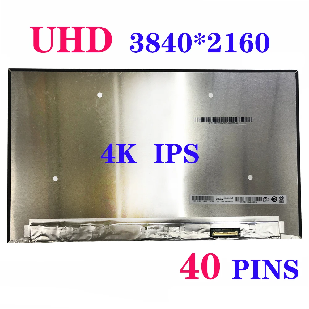 

B133ZAN02.2 для B133ZAN01.0 NE133QUM-N42 N133DCE-G61 4K 40 Pin 3840*2160 ЖК-экран ноутбука 13,3 дюйма IPS панель дисплея