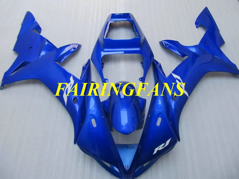 Комплект обтекателей для мотоцикла YAMAHA YZFR1 02 03 YZF R1 YZF1000 2002 2003 ABS синий Обтекатели