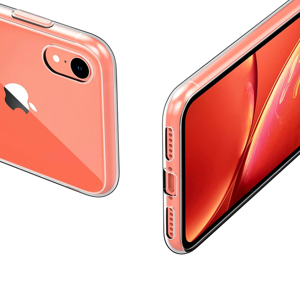 Ультратонкий силиконовый мягкий чехол для Iphone Se 2020 7 8 6s 6 Plus прозрачный