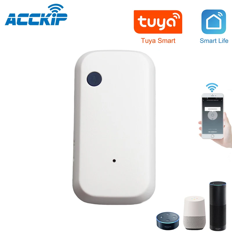

ACCKIP Tuya умный дом 180 ° WIFI датчик освещенности умный WiFi датчик яркости умный срок зарядки USB светильник