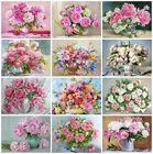 EverShine Алмазная мозаика пионы вышивка крестом Алмазная живопись цветы страз искусство вышивка бисером хобби подарокдекор для дома