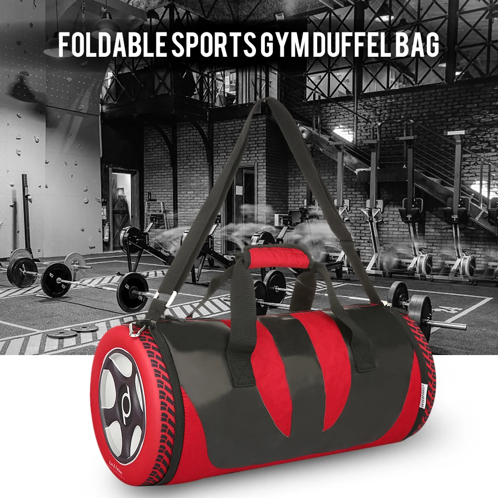

15kg Waterproof Gym Fitness Sports Bag 600D EVA Outdoor Travel Duffel Bags Foldable Men Women Workout Exercise Tire Carry Pack