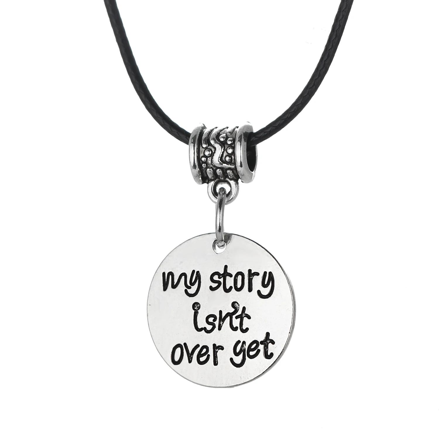 Собачьи кошачьи лапы любовь сердце круг кулон ожерелье веревка кожаная цепь