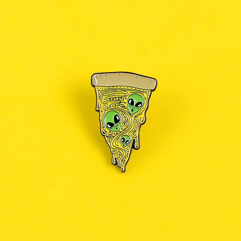 Ювелирные изделия из эмали с изображением вкусной пиццы Elf Бисквитное печенье