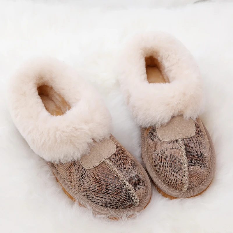 Водонепроницаемые ботинки из 100% натуральной воловьей кожи теплые зимние для