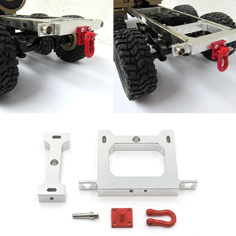 

Metal Beam + Rear Bumper with Tow Hook Upgrade Parts for WPL B14 B24 B16 B36 C14 C24 1/16 RC Car Truck Accessories