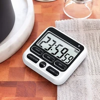 digital kitchen timer with muteloud alarm switch onoff switch 12 hour clock alarm memory function count up count down fo