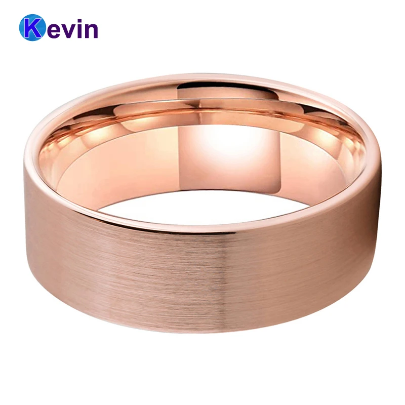 Кольца из вольфрама для мужчин и женщин классические обручальные кольца с