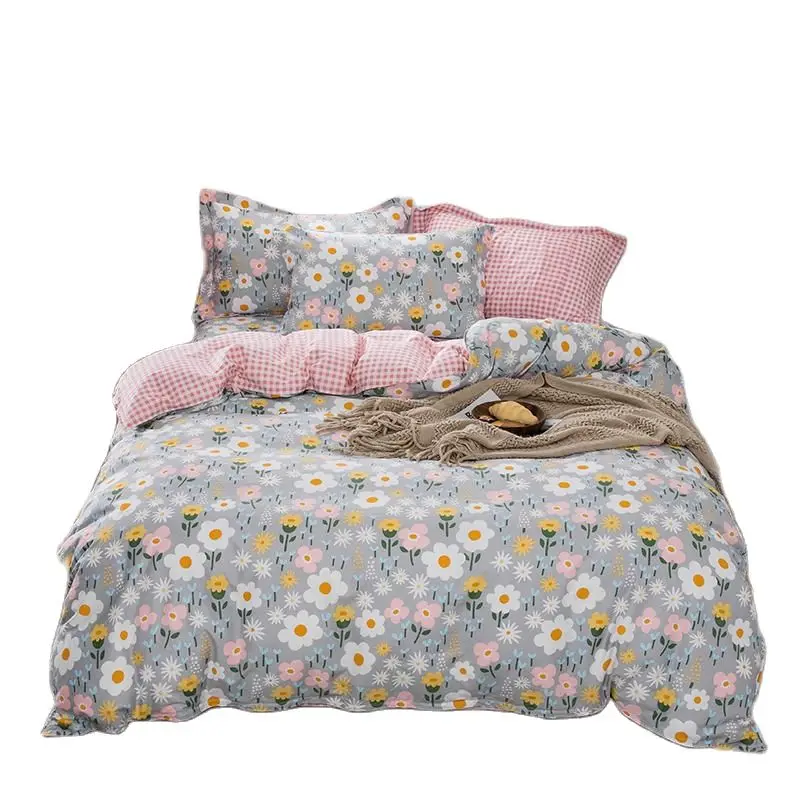 

100% Cotton Duvet Cover 220x240 Pillowcase 3Pcs,Bedding Set,200x230 Quilt Cover,Blanket Cover, Bed Sheet, Double Queen