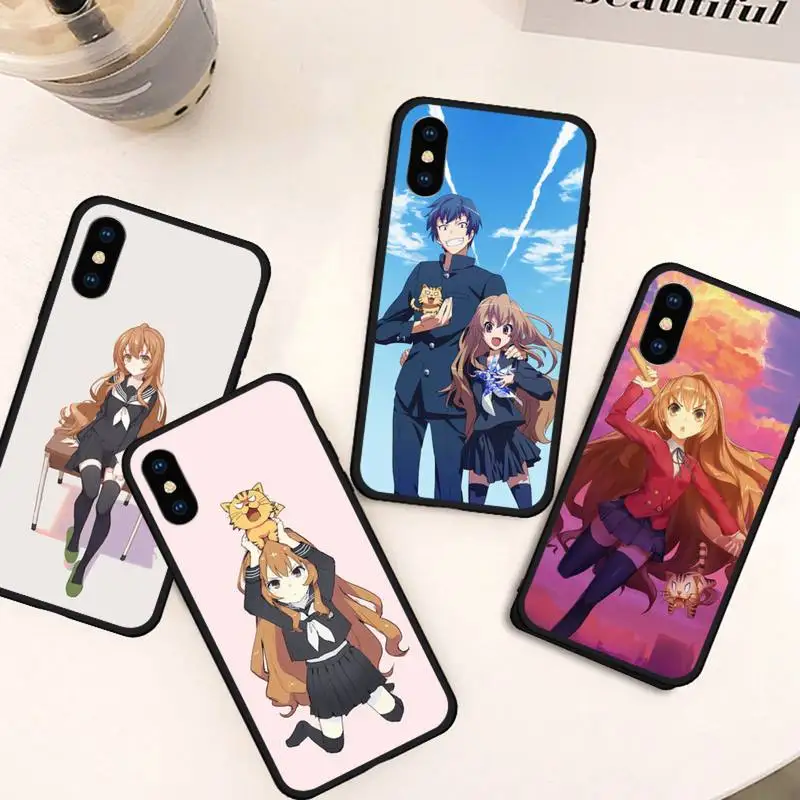 

Japan anime Toradora Phone Case for iPhone 11 12 mini pro XS MAX 8 7 6 6S Plus X 5S SE 2020 XR