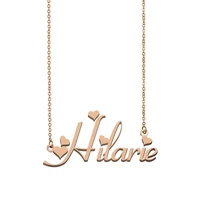 hilarie name necklace custom name necklace for women girls best friends birthday wedding christmas mother days gift