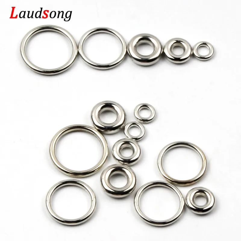 

50pcs/lot Silver Color Loop 8-21 mm CCB Closed Jump Rings For DIY Jewelry Making Necklace Bracelet Findings Connector Supplies