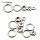 Петли для ювелирных изделий сделай сам, замкнутые кольца-петли 8-21 мм, 50 шт.лот, для самостоятельного изготовления ювелирных изделий, ожерелий, браслетов, фурнитура, соединители