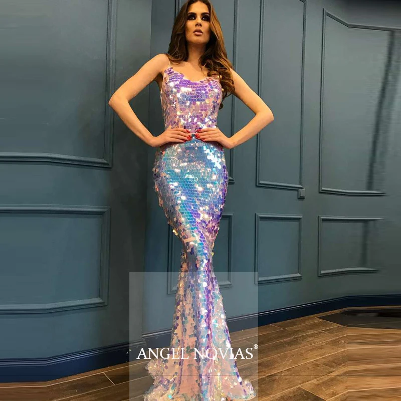 Длинное кружевное вечернее платье с юбкой годе 2020|Вечерние платья| |