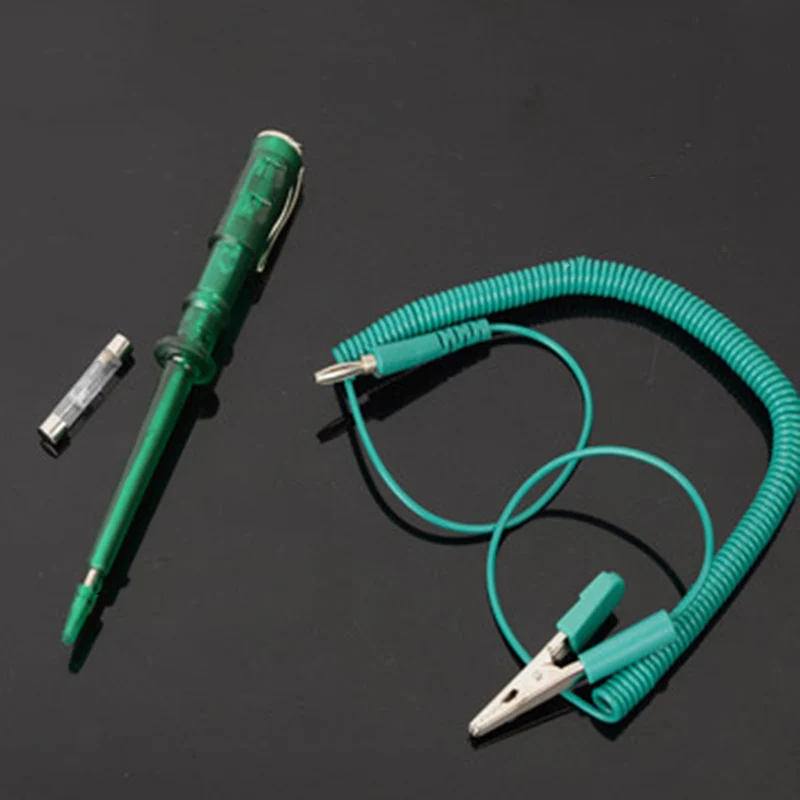 

Auto 6V 12V 24V DC Car Truck Voltage Circuit Tester Car Test VoltMet Long Probe Pen Light Bulb Automobile Maint