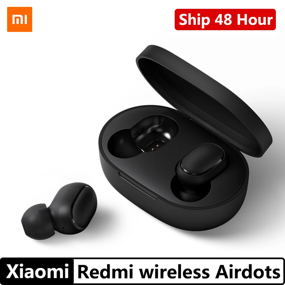 Оригинальный Xiaomi Redmi AirDots In Ear Bluetooth 5 0 наушники вкладыши TWS Беспроводные с