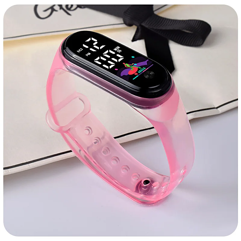 

Electronic Digital Watch for Girls Sports LED Wristwatches Fashion Children Watch Boys Teen Wristwatch Waterproof montre enfant