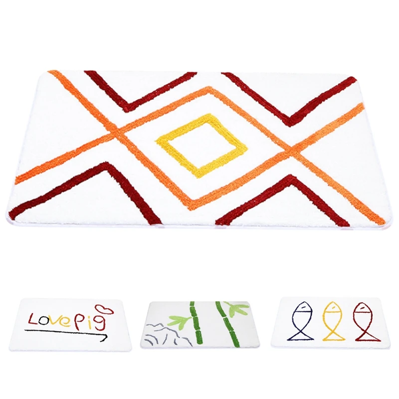 

Bedroom Living Room Carpet Modern Minimalist Children Cartoon Carpet Floor Mats Nordic Bedside Carpet