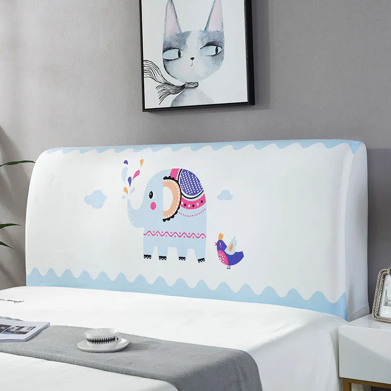 Простой современный мультяшный прикроватный чехол для кровати с принтом