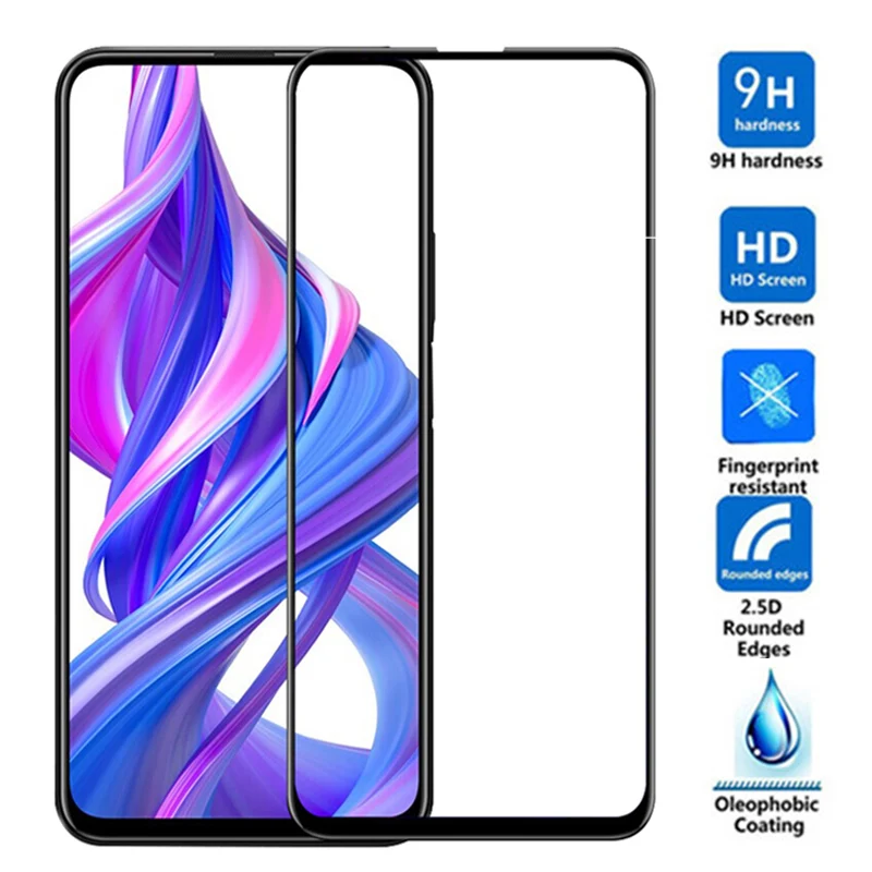 Закаленное стекло 9D Hypoin для Huawei Honor 30 20 10 Lite 8X 9X P Smart 2019 Защита экрана p20 P30 P40