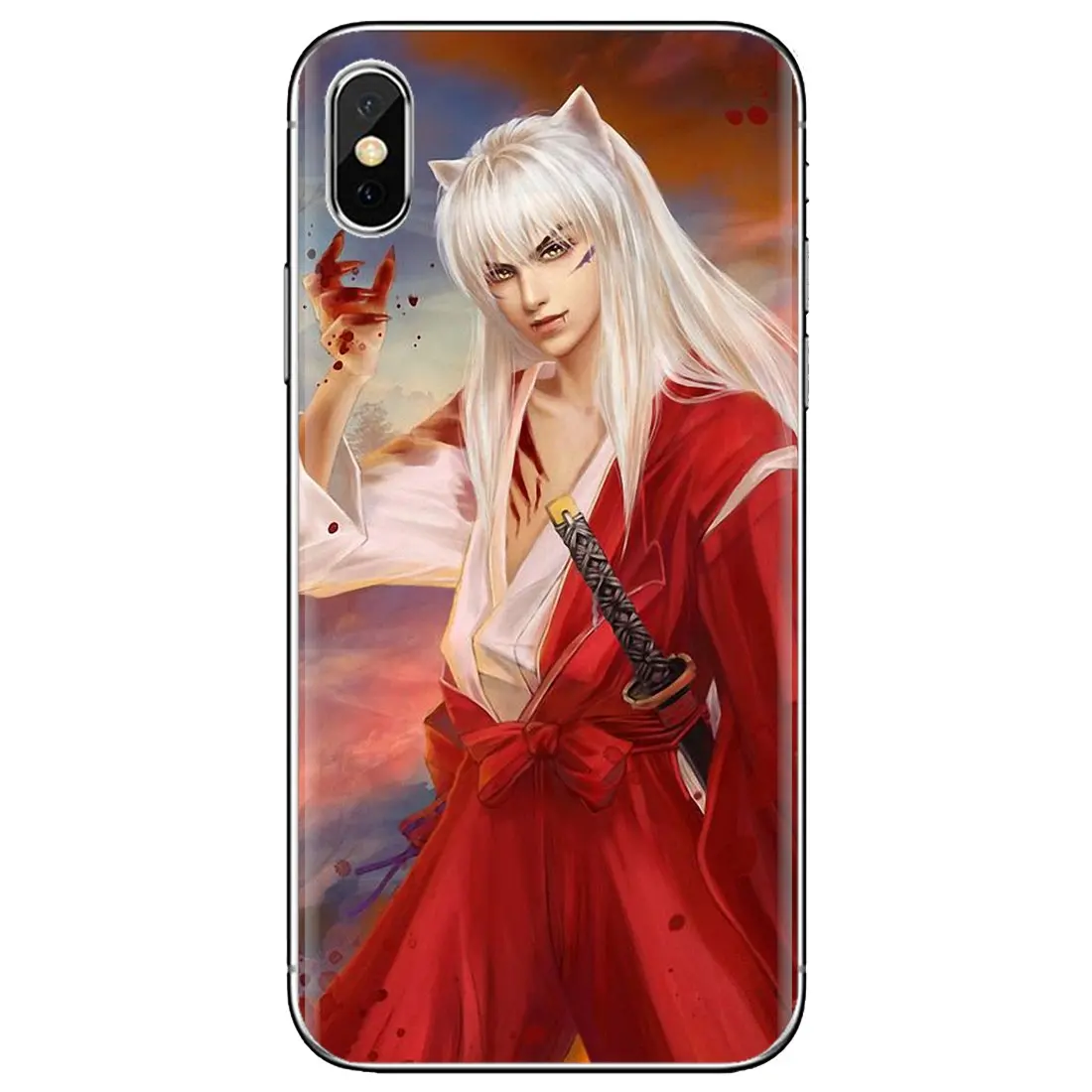 Аниме часы InuYasha онлайн постер силиконовый чехол для телефона Xiaomi Redmi 4A 7A S2 Note 8 3S 4 4X