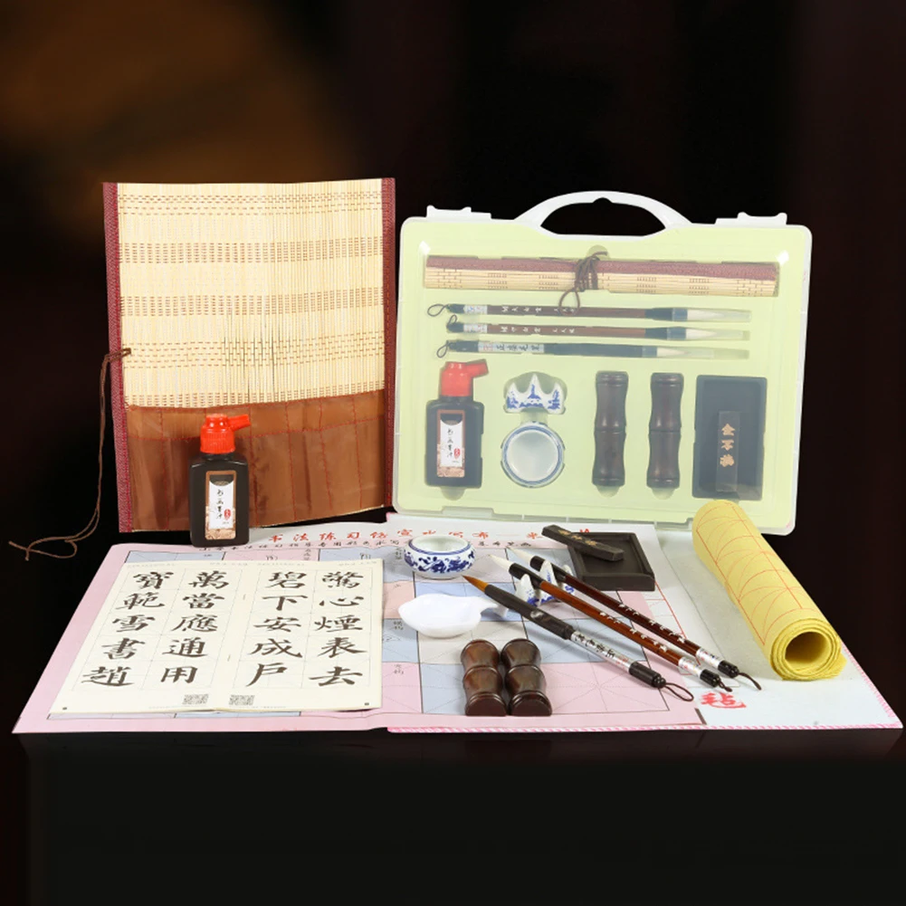 Кисточки для письма Набор держателей чернил китайской каллиграфии инструмент