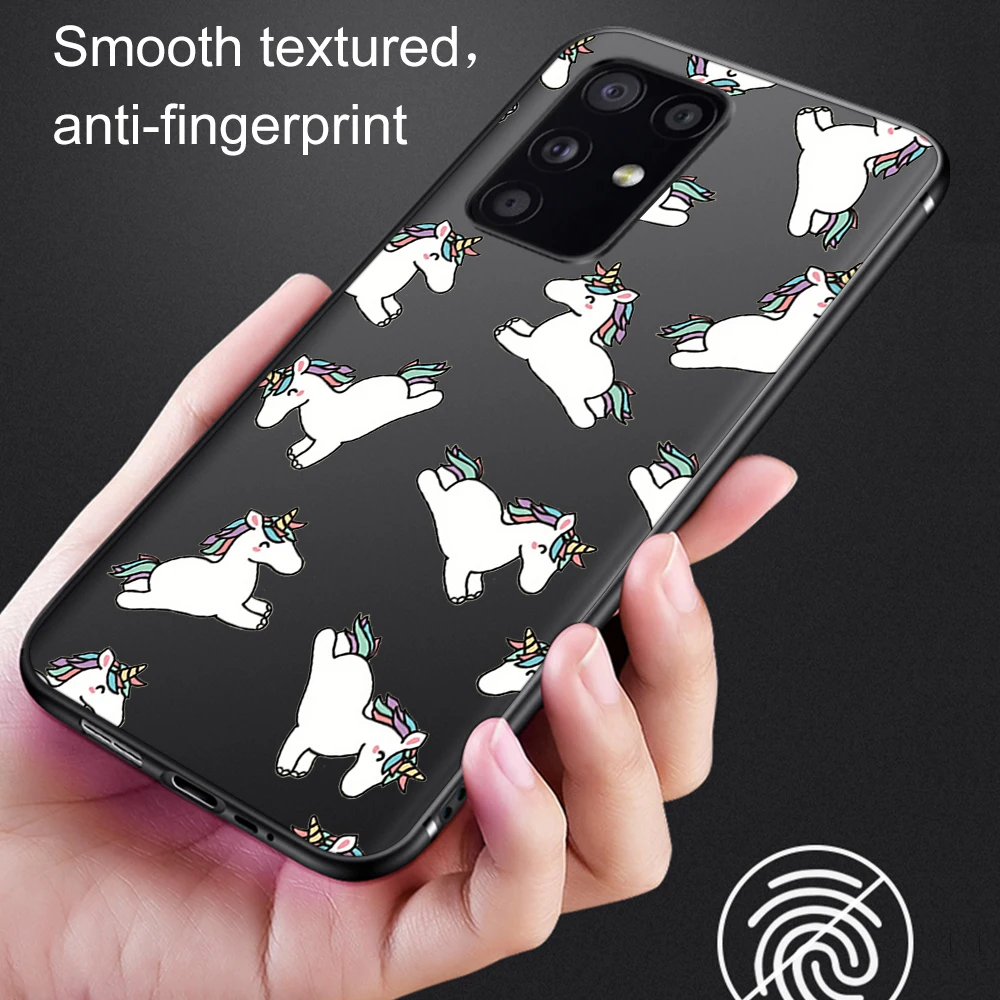 

Unicorn Case For Samsung Galaxy S21 A51 S20 S10 S9 S8 Plus Ultra S10e A50 A71 A70 A20E A21S NOTE 20 10 9 8 Plus Soft TPU Fundas
