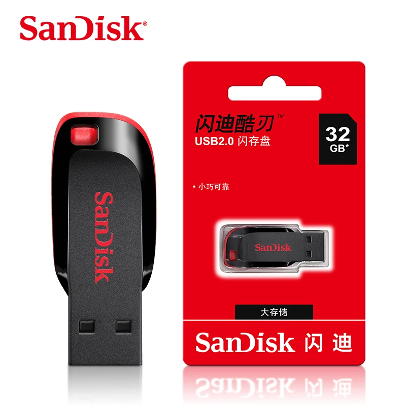 

5pcs Original SanDisk USB Flash Drive 128GB USB 2.0 Memory Stick 32GB 64GB 16GB USB Disk Pen Drive CZ50 memory stick Pendrive