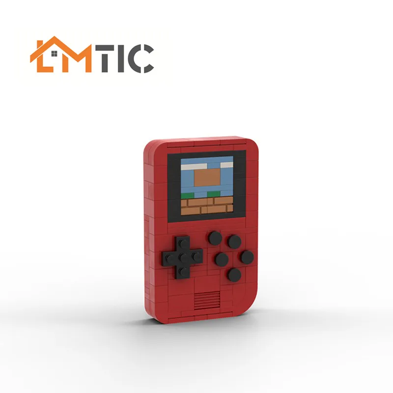 

Diy MOC Building Blocks Gameboy MINI Portable Retro Console Handheld Game Advance Players Bricks Toys for Children Kids Gift