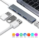 4 в 1 USB C концентратор тип C на Multi USB 3,0 концентратор HDMI адаптер док-станция для MacBook Pro Xiaomi Mi 11 iPad USB-C разветвитель порт Type C концентратор
