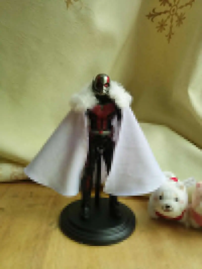 

White 1/12 Fur collar Long cloak for 6" Figure Doll