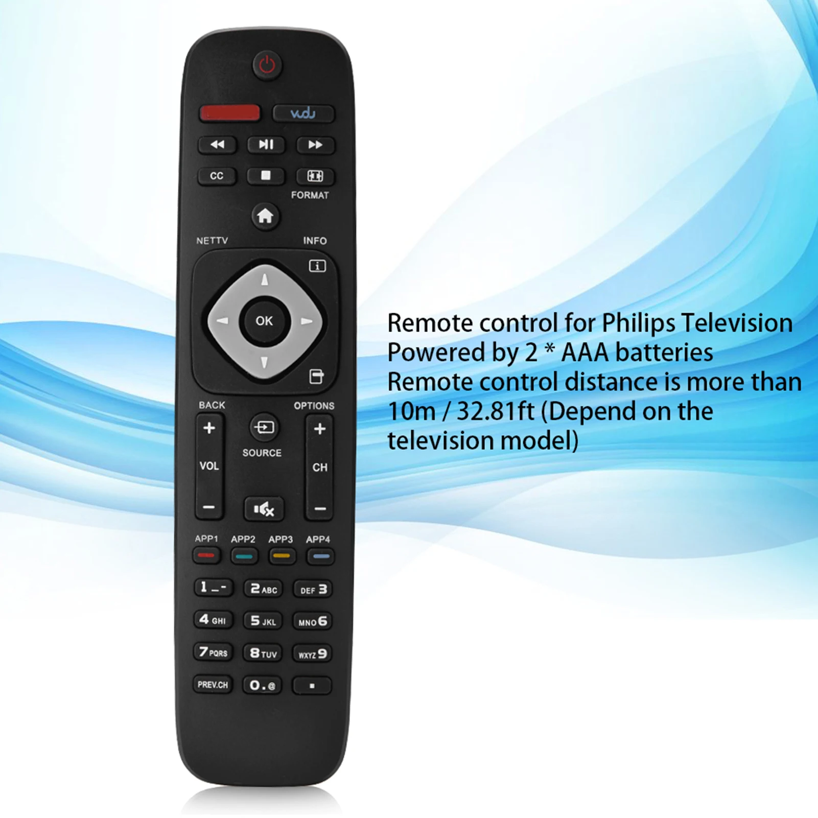Универсальный пульт дистанционного управления для Philips URMT39JHG003 YKF340 001/Blu Ray DVD плеер