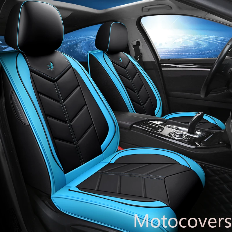 

Motocovers новые чехлы для сидений автомобиля седан прочный кожаный Универсальный пять сидений комплект для 5 местный P26501