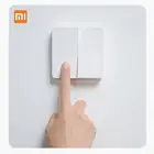 Настенный переключатель Xiaomi Mijia, светодиодный выключатель с однимдвойным огнеупорным проводом, 2 режима, для дома Yeelight Mijia