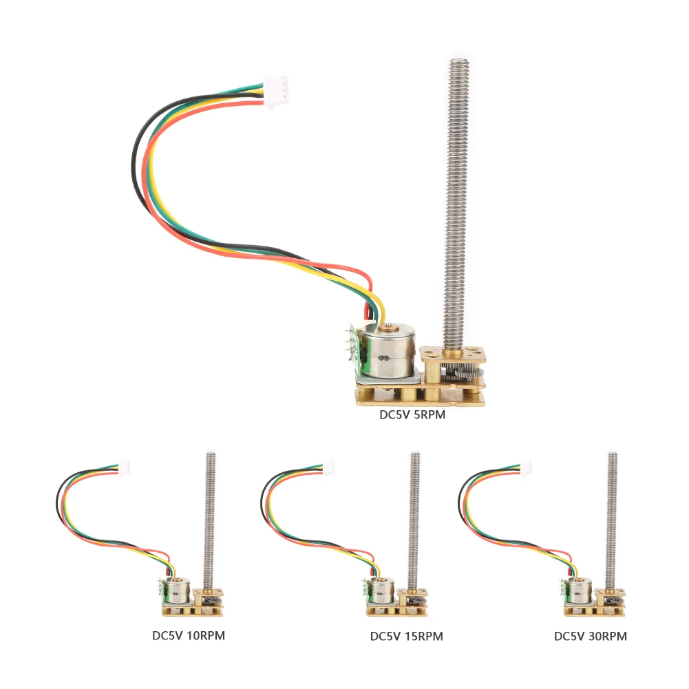 5 в постоянного тока двухфазный шаговый редукторный двигатель 5/10/15/30
