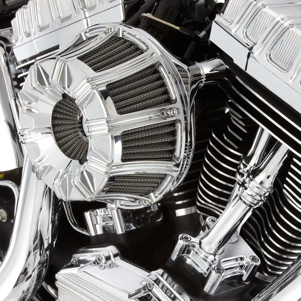 Хромированные наборы воздухозаборников для harley 2005-2010 XL883L Sportster 883 Low 2009-2021 XL883N Iron |