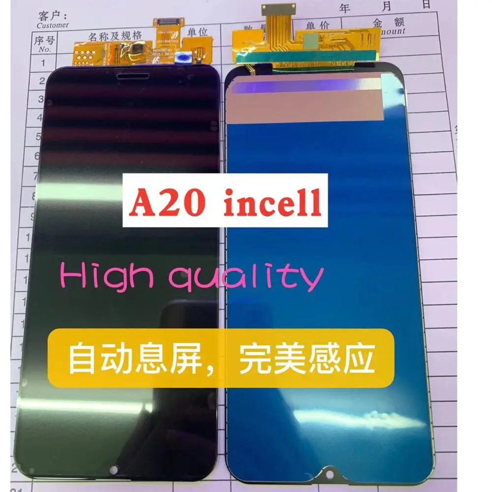 

AMOLED/TFT A20 lcd ++ Screen For Samsung Galaxy A20 LCD A205 A205F A205FD Touch Digitizer Sensor Glass Assembly with tools 3M
