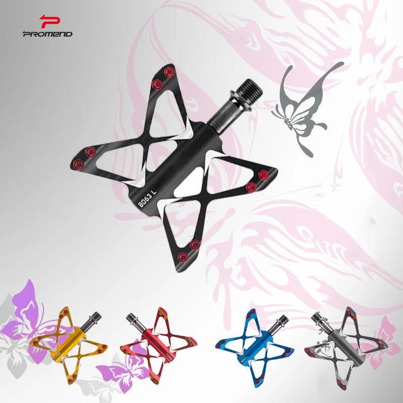 PROMEND MTB педали для велосипеда bmx fuzz плоские сплав велосипедные шоссейные горный