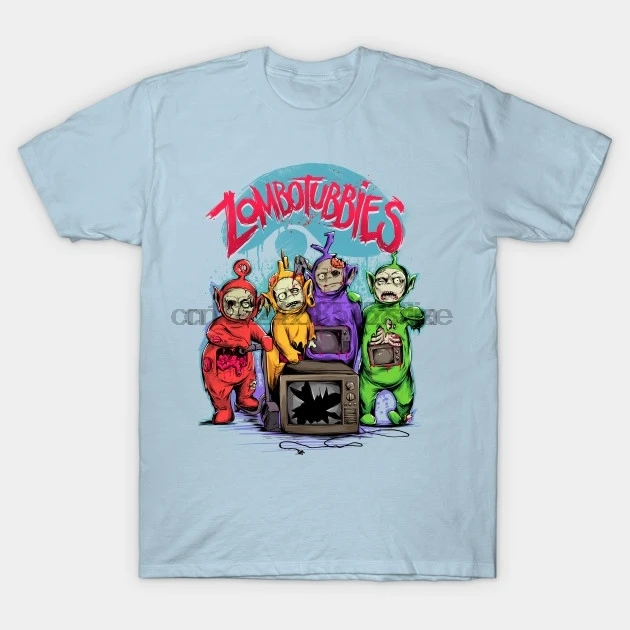 Мужская футболка Zombotubbies Teletubbie женская | одежда
