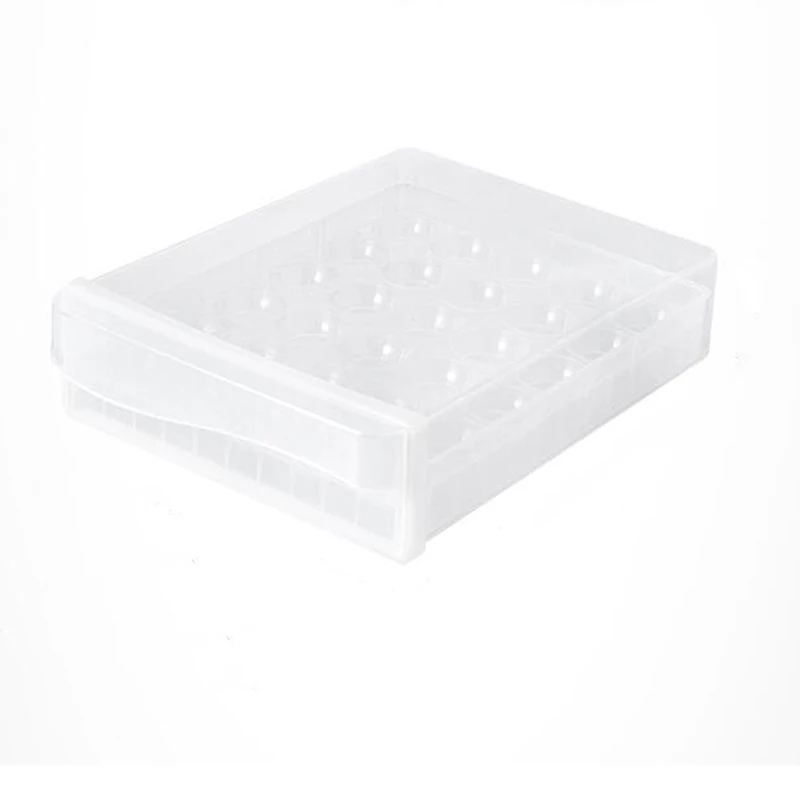 

Household Single Layer Egg Box Dumpling Box Drawer Type Refrigerator Plastic Transparent Egg Container Storage For Refrigerator