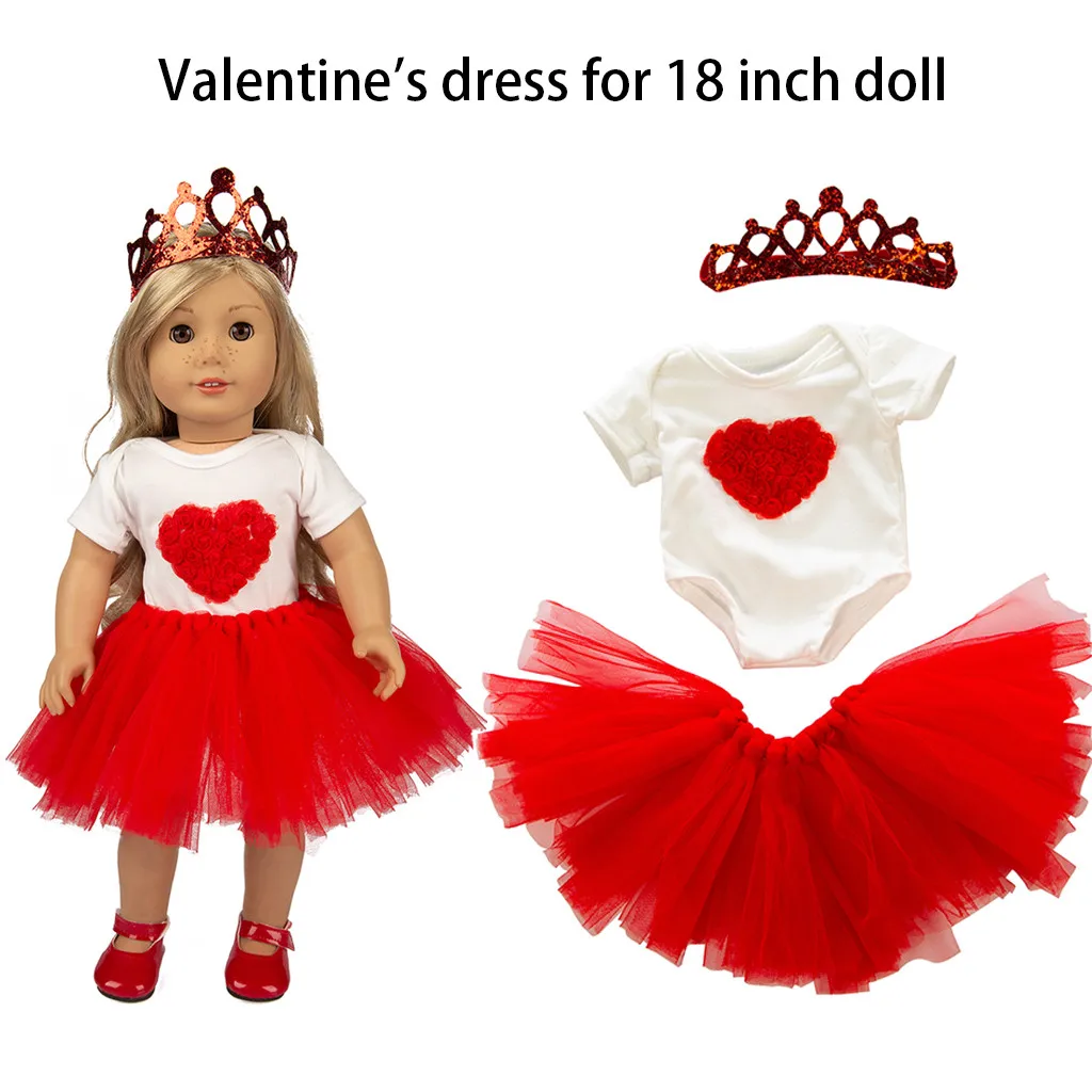 Дял 18 дюймовой куклы аксессуар для девочек платье принцессы игрушка кукольный