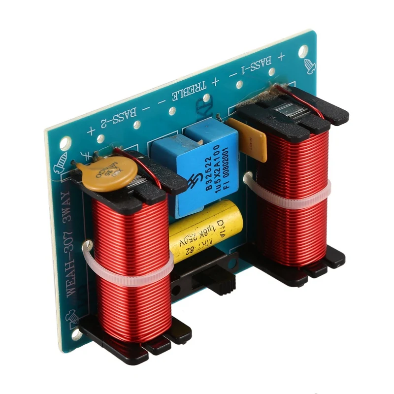 Тройные басы 3 полосный динамик с делителем частоты аудио фильтр плата