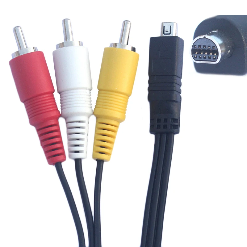 10 PIN к Svideo AV RCA цифровой Камера кабель видеокамеры для Sony DV|Кабели VGA| |