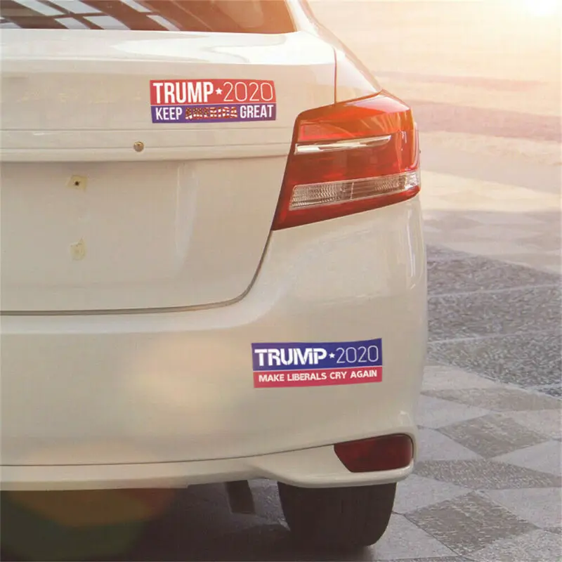 10 шт. Стикеры для кузова автомобиля Дональд Трамп 2020|Флажки вымпелы и конфетти| |