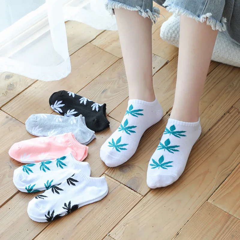 5 пар женские кленовые носки|Носки| |