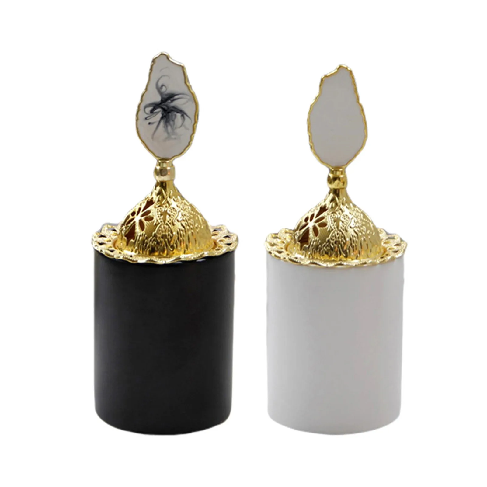 

Delicate Retro Metal Ceramic Incense Burner Holder For Home Decoration Home Decorative Ornament